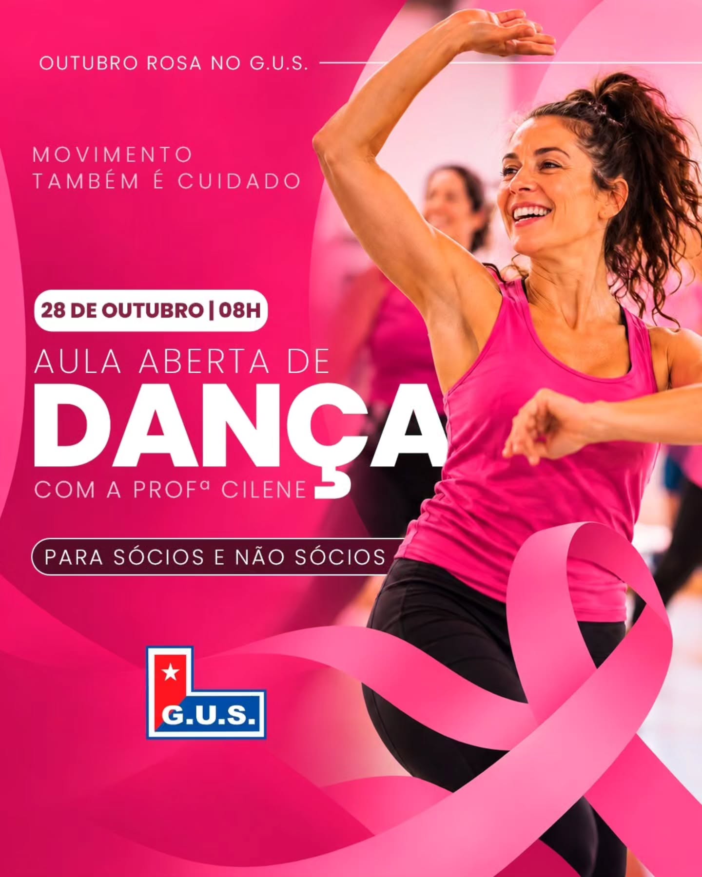 Aula Aberta de Dança - Outubro Rosa