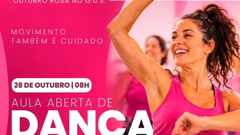 Aula Aberta de Dança - Outubro Rosa