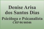 Denise Arisa Psicóloga e Psicanalista - São Roque