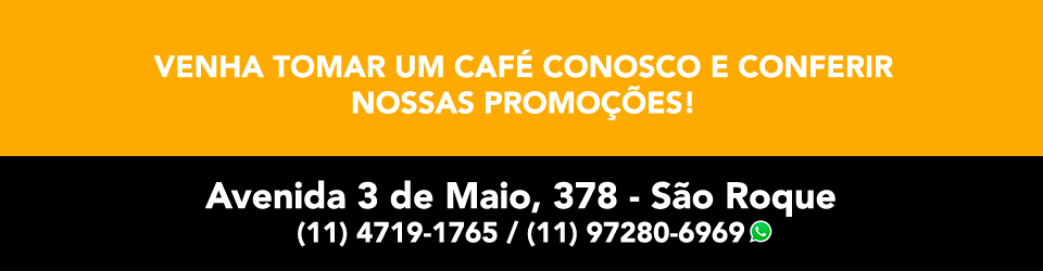 Venha tomar um caf conosco e conferir nossas promoes! Endereo e contato