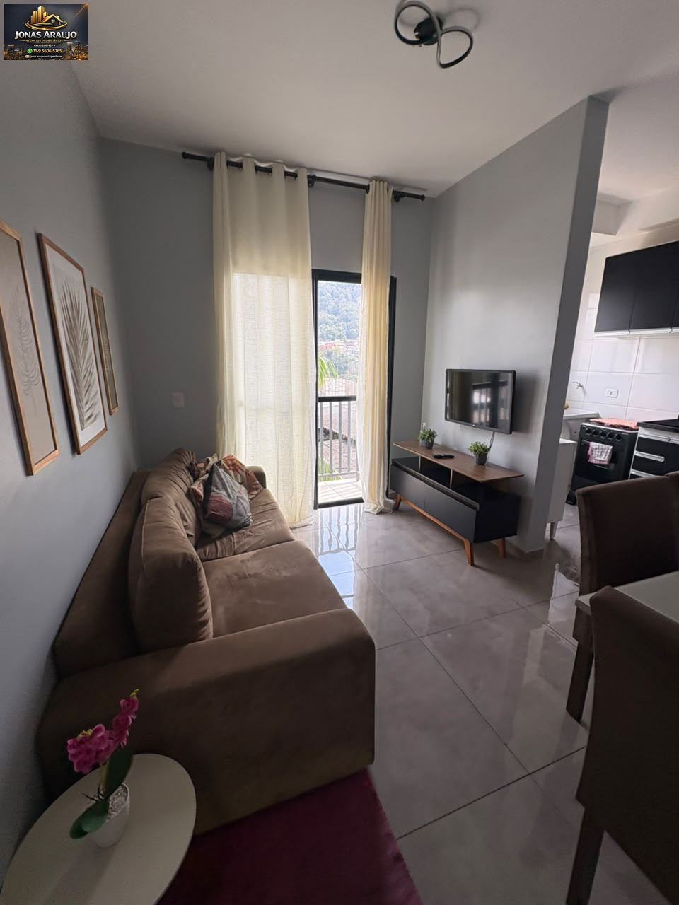 Apartamento em Jardim Guaçu, São Roque - Apartamento 2 dorm. mobiliado São Roque