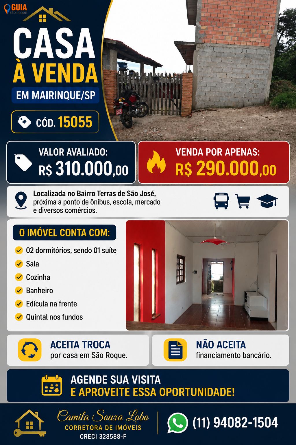 Casa em , Mairinque - CASA COM EDÍCULA MAIRINQUE