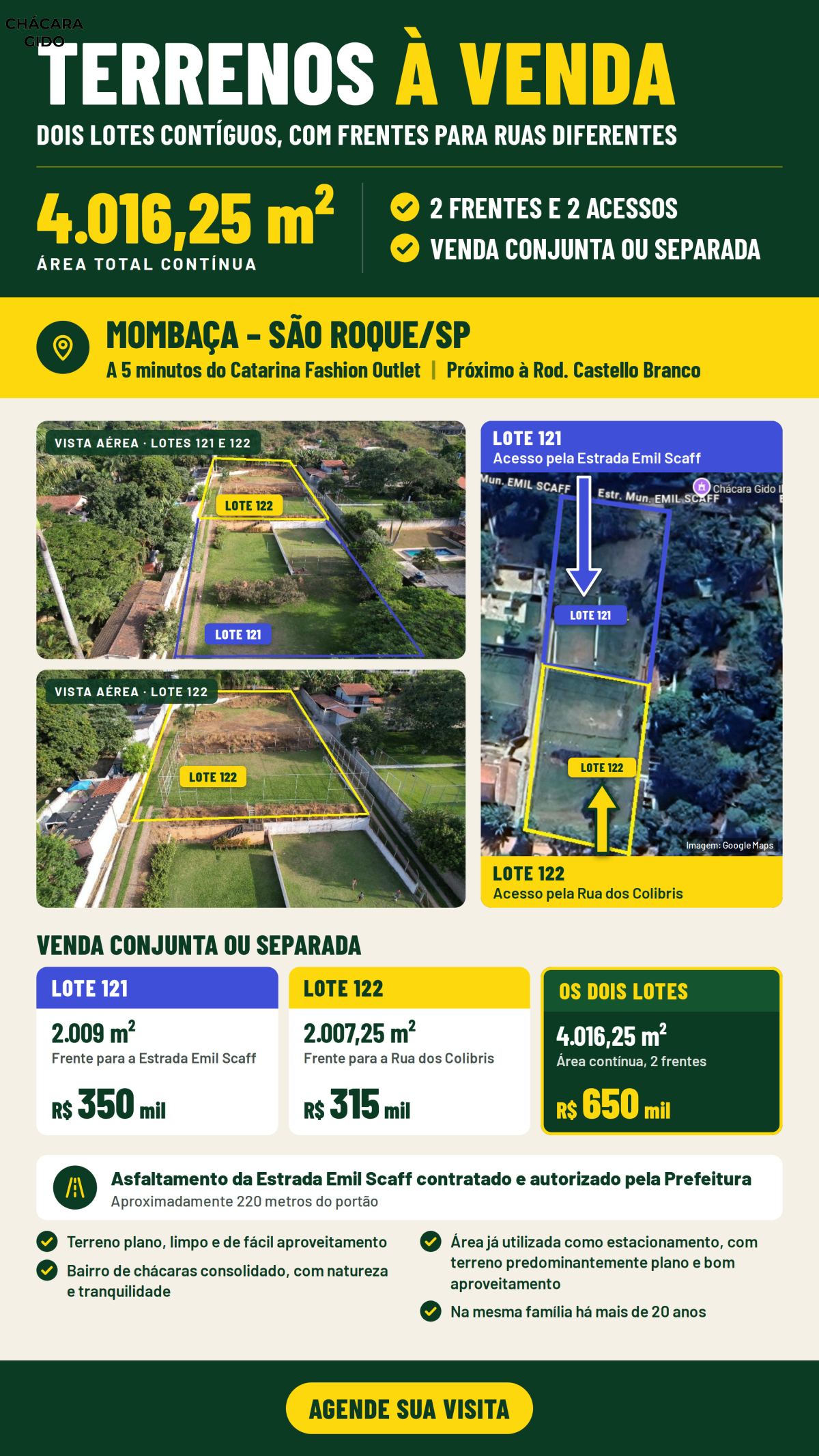 Terreno em Mombaça, São Roque - Direto com a proprietária - Foto 1
