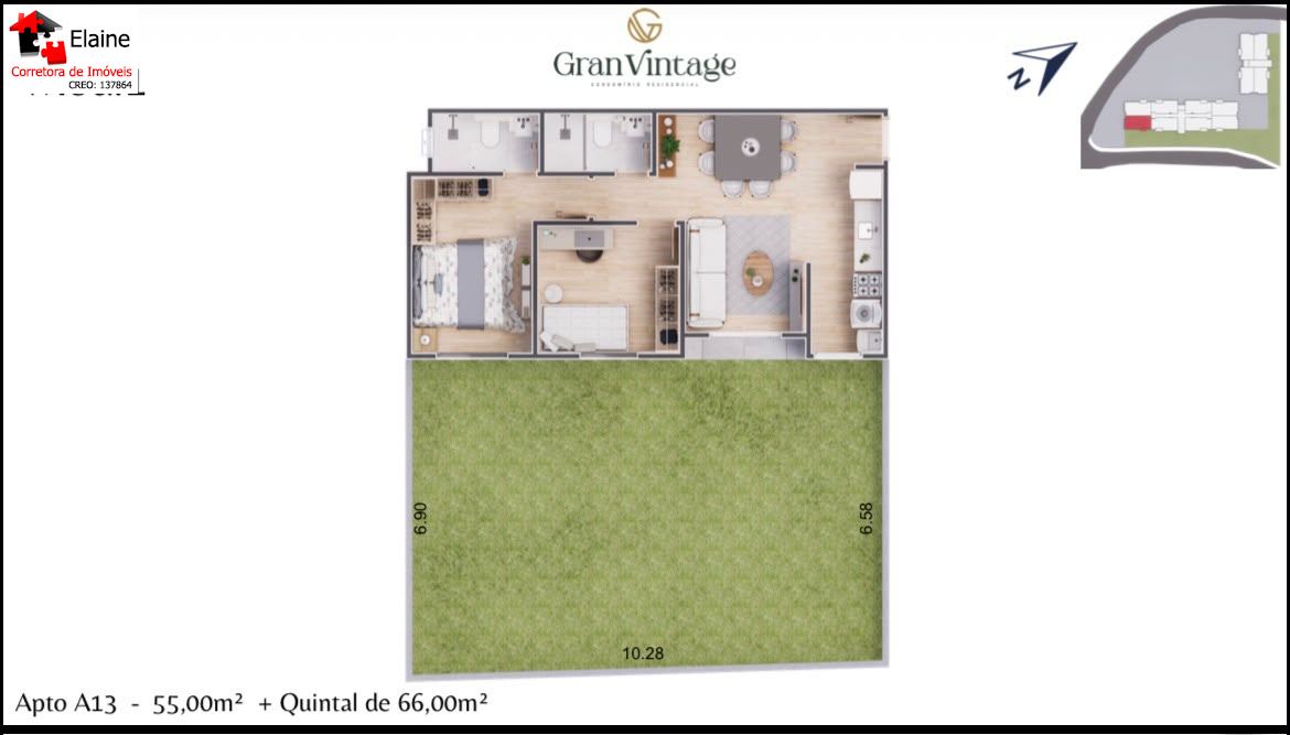 Apartamento em Jardim Renê, São Roque - RESIDENCIAL GRAN VINTAGE – JARDIM REN - Foto 11