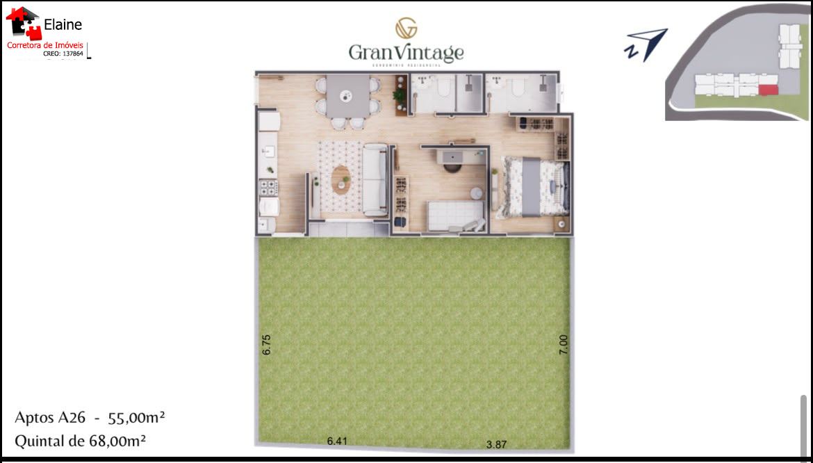 Apartamento em Jardim Renê, São Roque - RESIDENCIAL GRAN VINTAGE – JARDIM REN - Foto 20