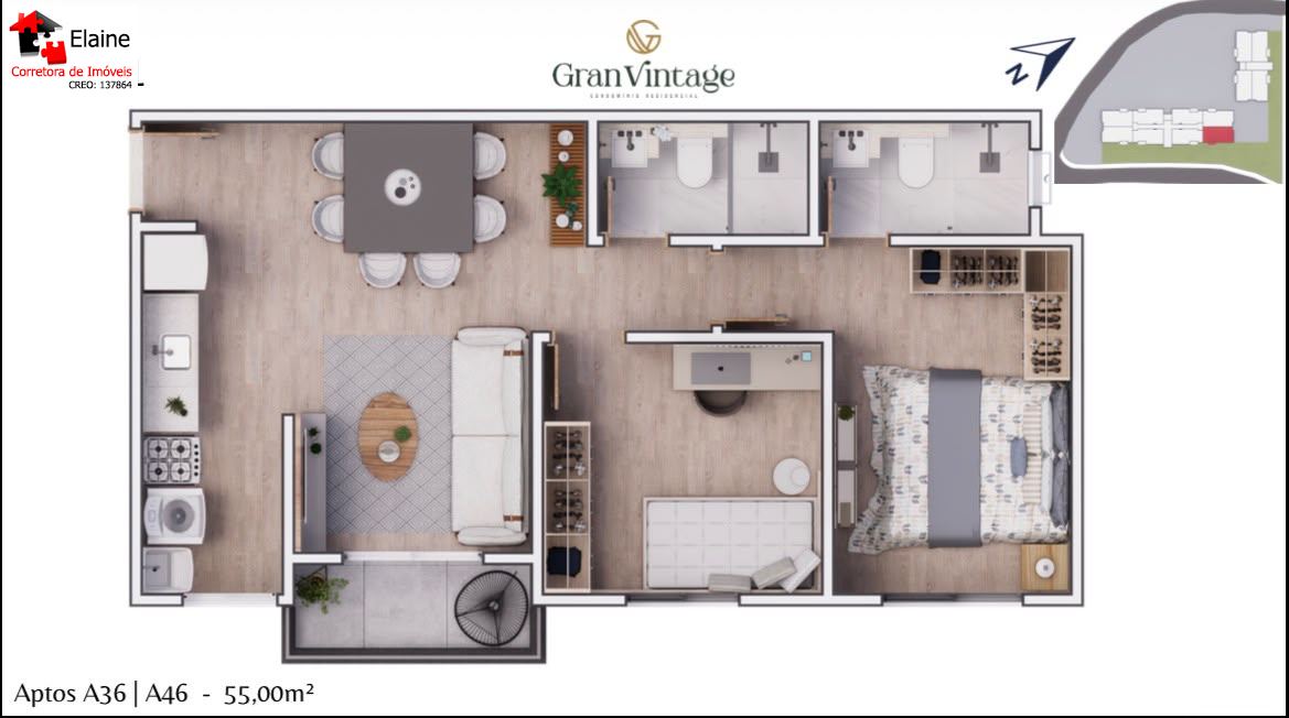 Apartamento em Jardim Renê, São Roque - RESIDENCIAL GRAN VINTAGE – JARDIM REN - Foto 21