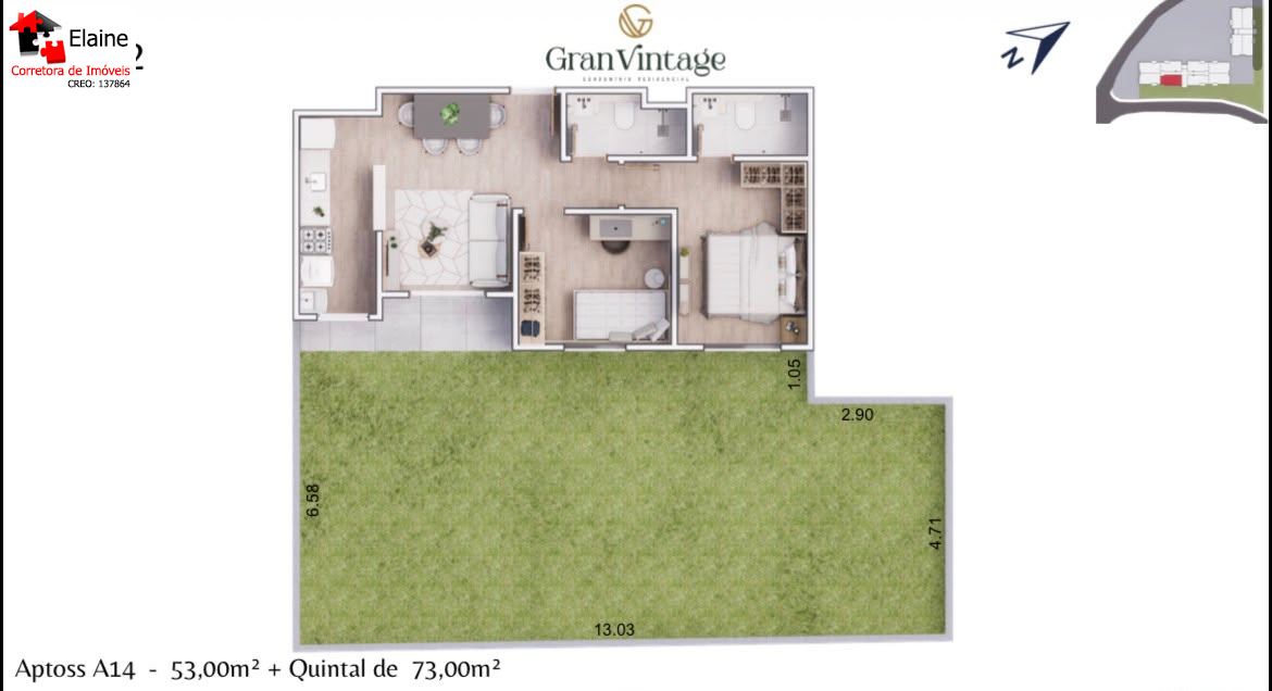 Apartamento em Jardim Renê, São Roque - Gran Vintage - Duplex. - Foto 18