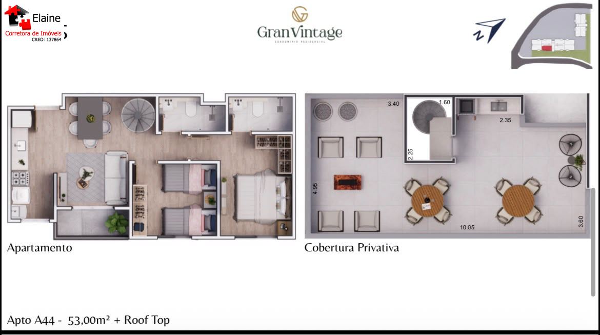 Apartamento em Jardim Renê, São Roque - Gran Vintage - Duplex. - Foto 16