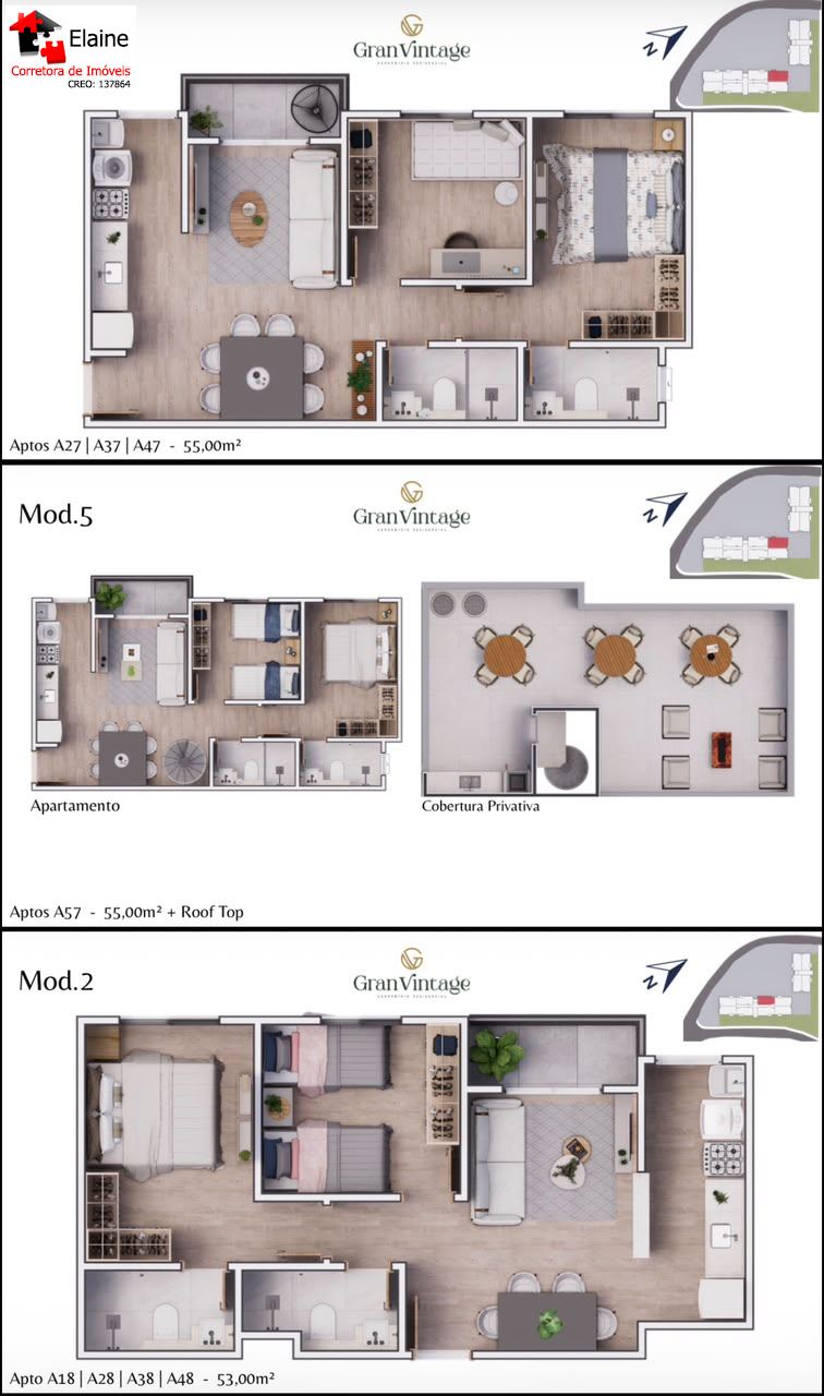 Apartamento em Jardim Renê, São Roque - Gran Vintage - Duplex. - Foto 27