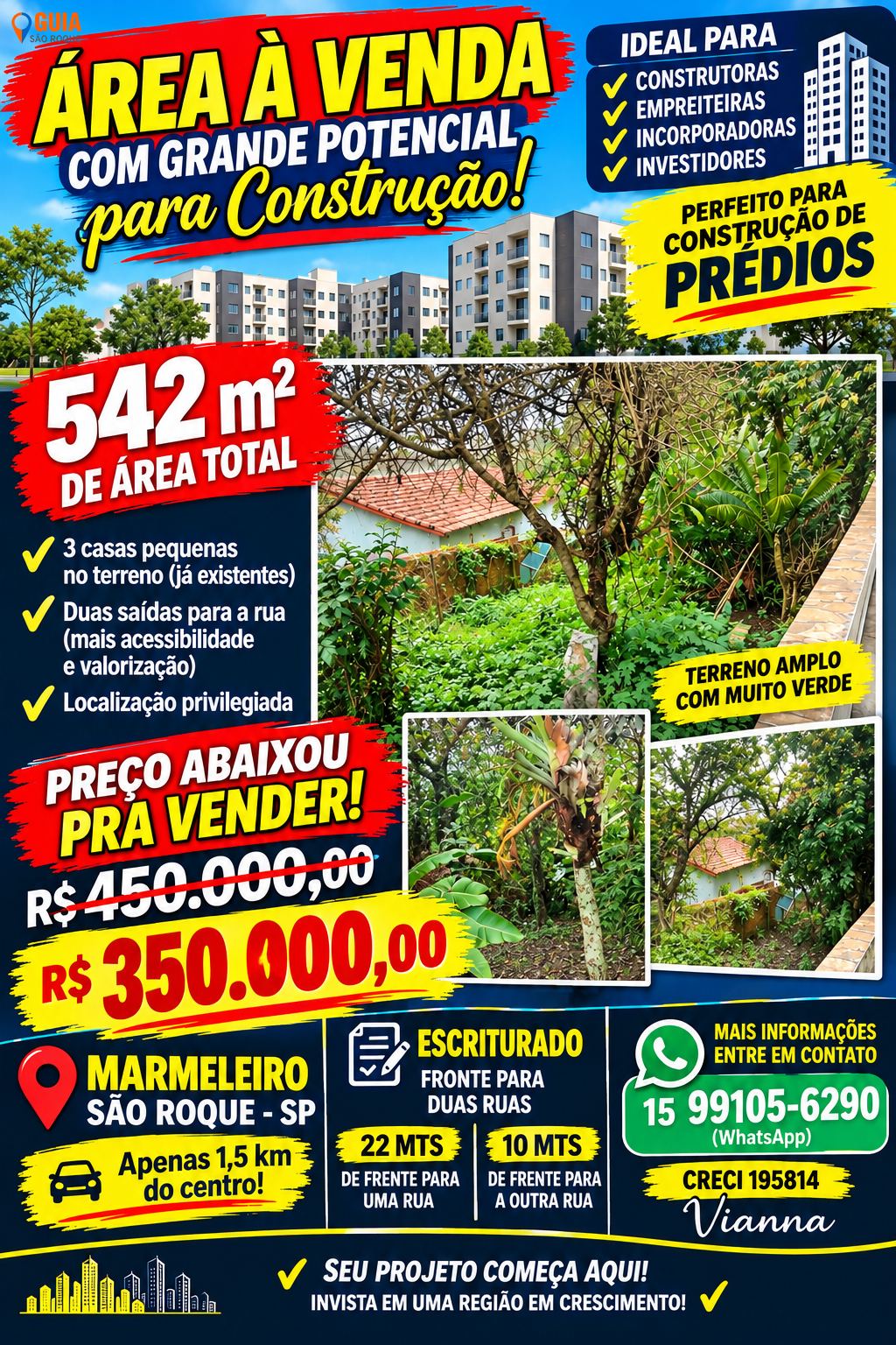 Chácara em Marmeleiro, São Roque - Oportunidade chácara são roque
