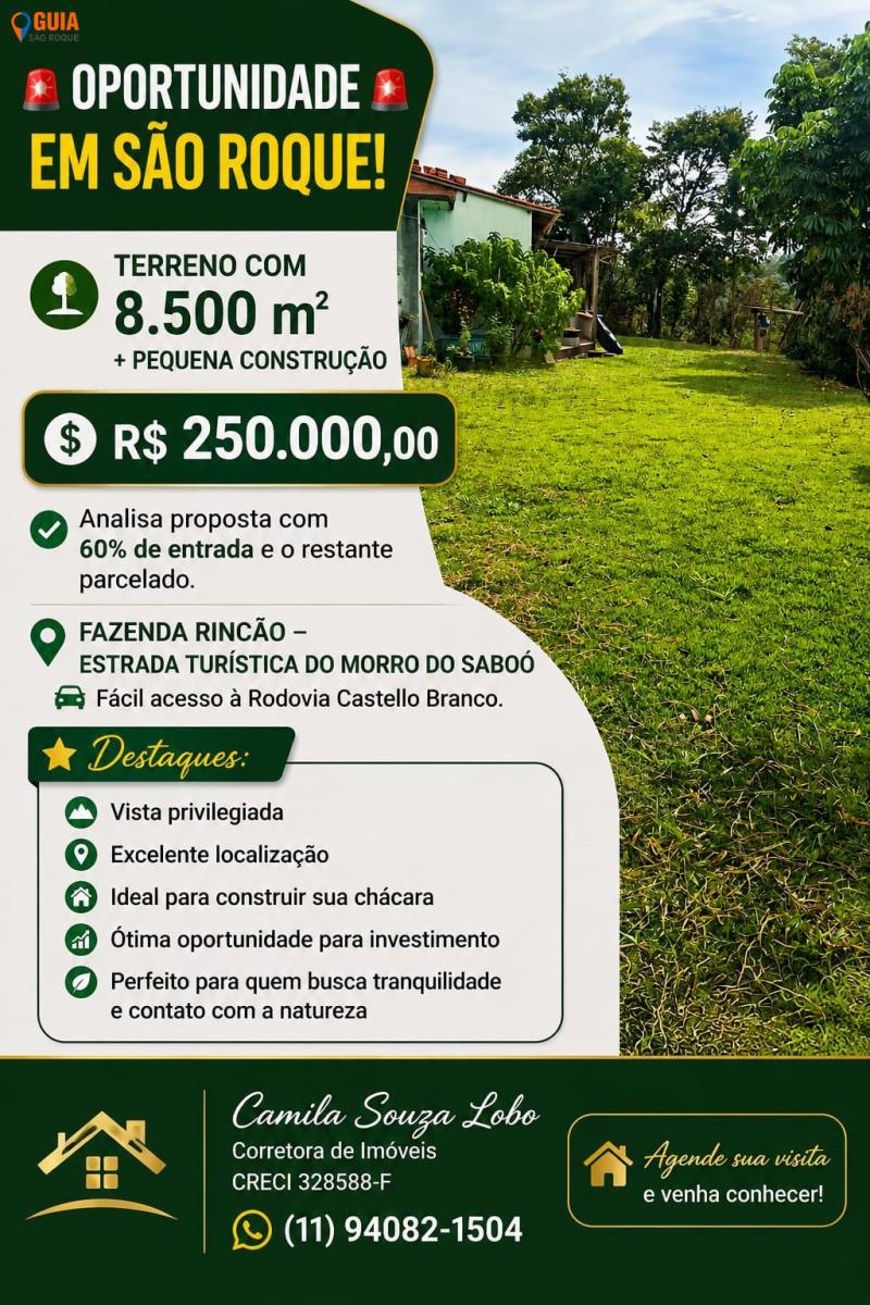 Terreno em , São Roque - TERRENO 8.500  metros - Foto 1