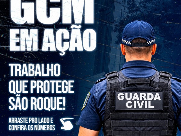 GCM de São Roque realiza 117 prisões nos primeiros oito meses de 2026