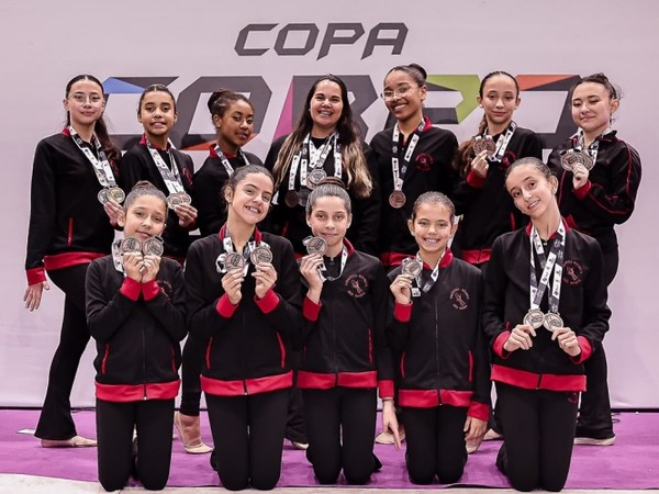 São Roque conquista pódios na Copa Corpo em Ação de Ginástica Rítmica em Santos