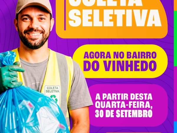 Bairro Vinhedos entra no cronograma de Coleta Seletiva em São Roque