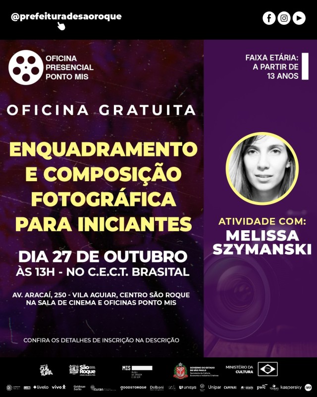 Oficina fotográfica do Pontos MIS propõe novas formas de olhar e criar imagens em São Roque