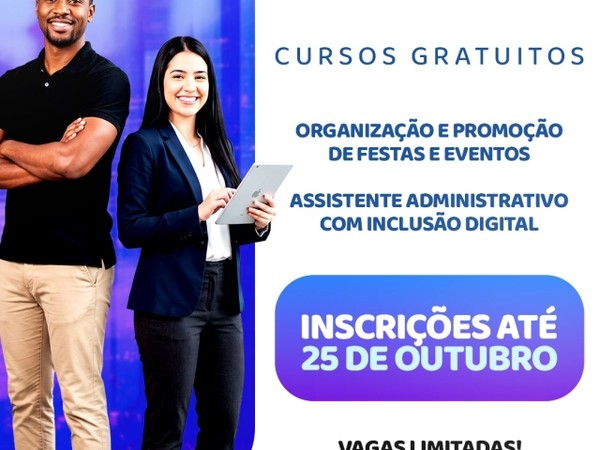 Qualifica São Roque abre inscrições para cursos gratuitos de eventos e assistente administrativo